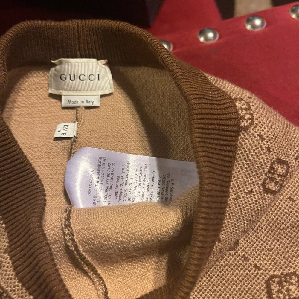 Baby gucci pants worn twice for birthday and class pictures